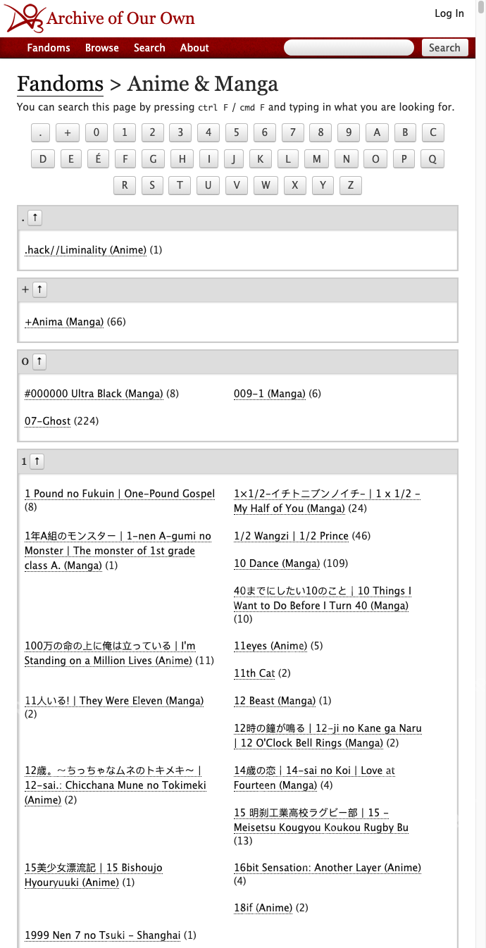 AO3官网入口与页面识别